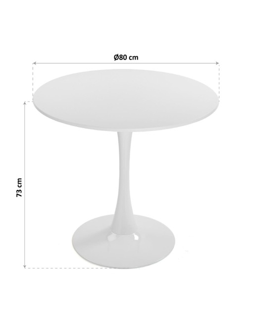 TABLE DE CUISINE BLANCHE MODÈLE SETA TABLE DE CUISINE BLANCHE MODÈLE SETA