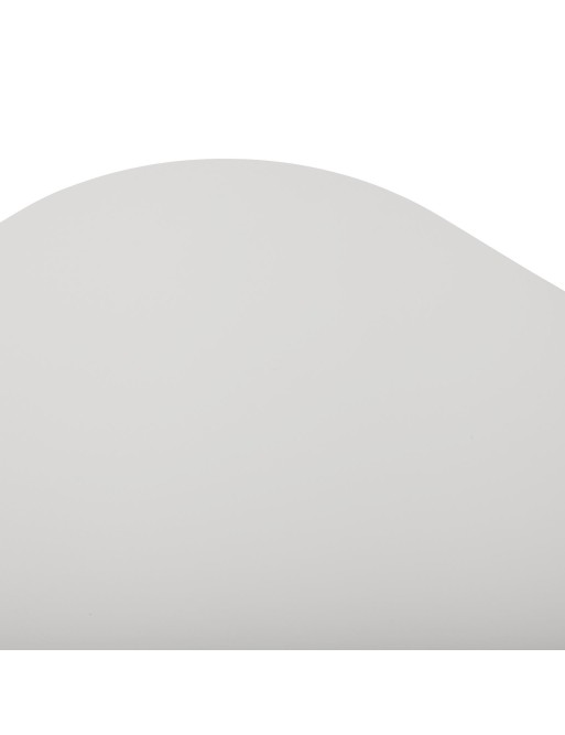 TABLE DE CUISINE CARRÉE BLANCHE EN BOIS ET MÉTAL MODÈLE SETA