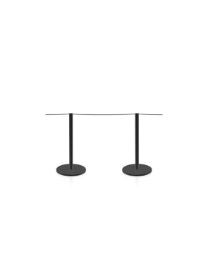 Pack of 2 Black posts for elastic cord. Height 46 cm