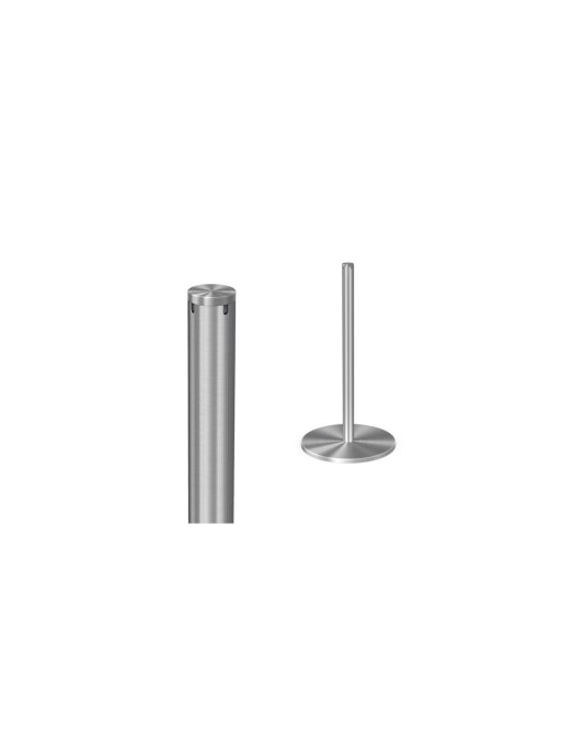 Pack of 2 stainless steel posts for elastic cord. Height 46 cm