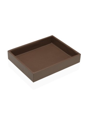 DUNKELBEIGE MODELL TASCHE LEERER 21x17CM