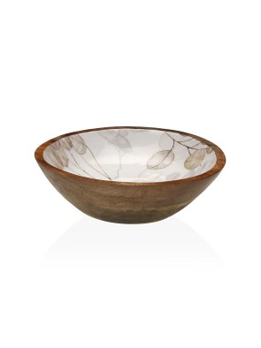 SALAD BOWL WITH GLAZED FINISH MODEL CARPI 24 CM