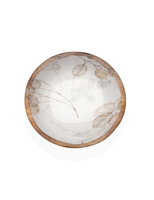 SALAD BOWL WITH GLAZED FINISH MODEL CARPI 24 CM