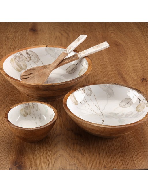 SALATSCHÜSSEL MIT GLASIERTER OBERFLÄCHE MODELL CARPI 24 CM