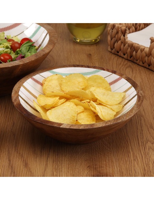 BOWL WITH GLAZED FINISH LINEAR MODEL 24 CM BOWL WITH GLAZED FINISH LINEAR MODEL 24 CM