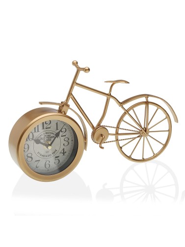 RELOJ DE SOBREMESA MODELO CYCLE DORADO