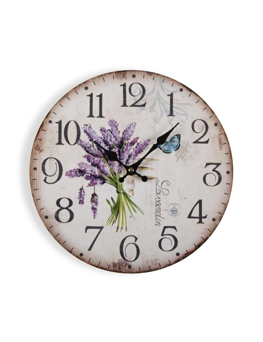 RELOJ DE PARED MADERA 29CM RELOJ DE PARED MADERA 29CM