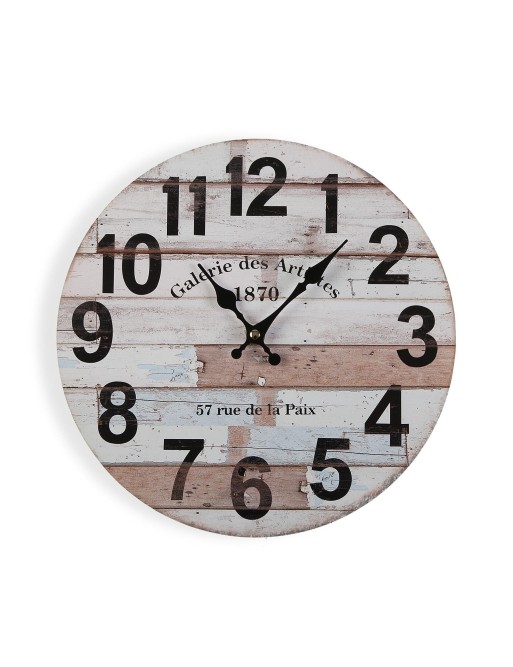 HORLOGE MURALE EN BOIS MODÈLE ANTIQUO 29CM