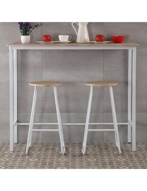 BOARD GAME WITH 2 STOOLS MODEL EDERA