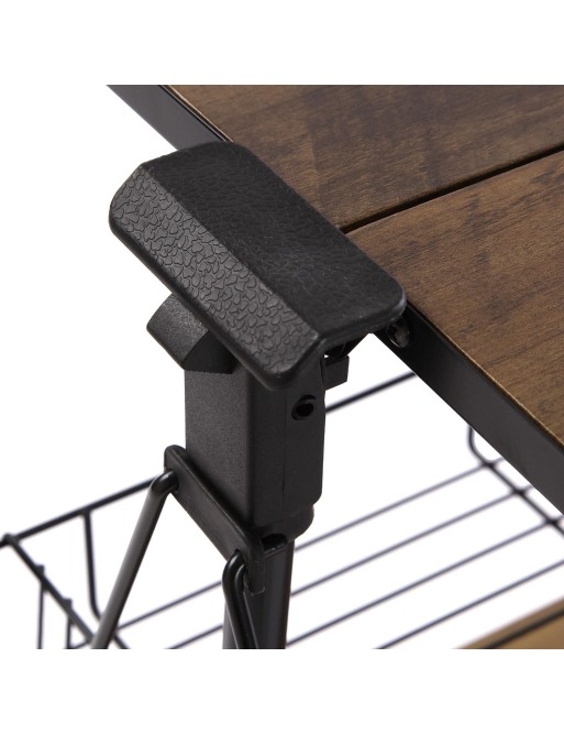 ISEN MODEL WOODEN AND METAL FOLDING CART