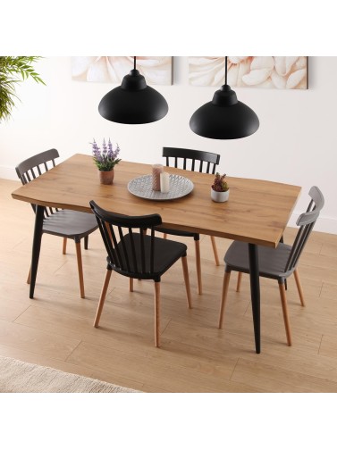 TABLE À MANGER MODÈLE LYRA 160x80 CM