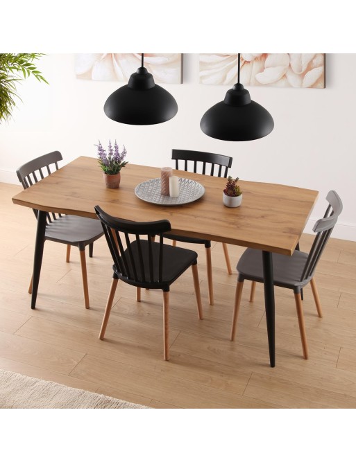 MESA COMEDOR MODELO LYRA 160x80 CM