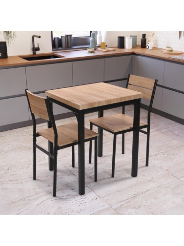 JEU DE SOCIÉTÉ AVEC DEUX CHAISES MODÈLE NINA