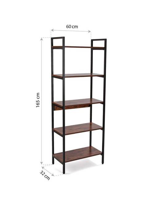 ÉTAGÈRE AVEC 5 ÉTAGÈRES MODÈLE ETHER ÉTAGÈRE AVEC 5 ÉTAGÈRES MODÈLE ETHER