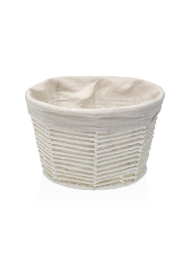 ROUND WHITE BASKET MODEL STRAND