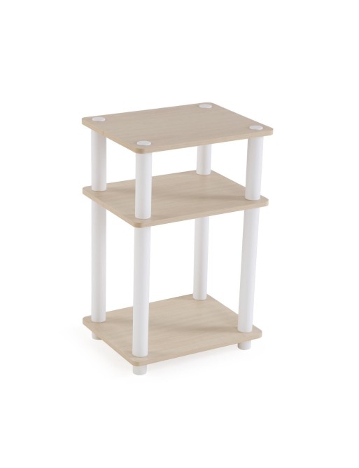 BATHROOM FURNITURE WITH 3 SHELVES MODEL BEECH WHITE