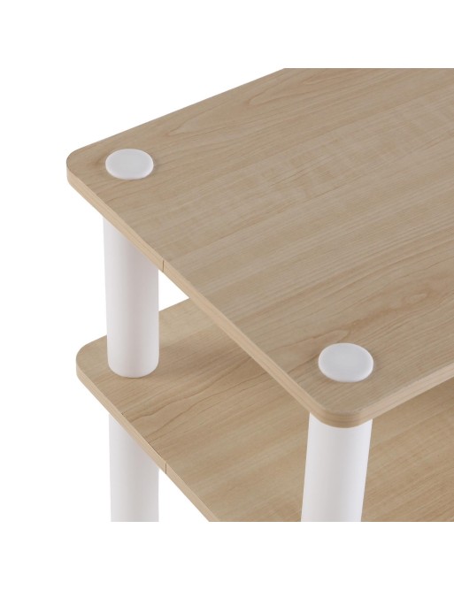 BATHROOM FURNITURE WITH 3 SHELVES MODEL BEECH WHITE