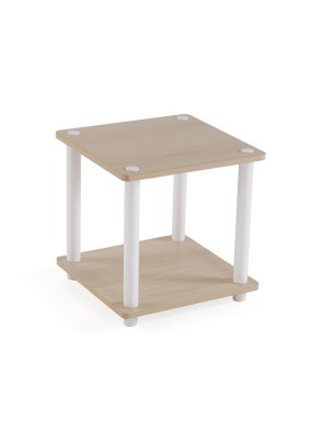 BATHROOM FURNITURE WITH 2 SHELVES MODEL BEECH WHITE