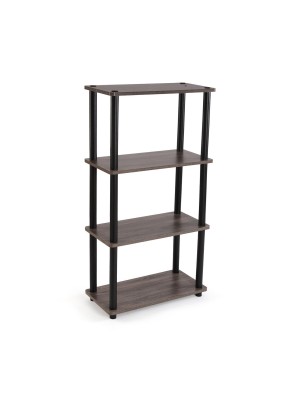 BATHROOM FURNITURE WITH 4 SHELVES MODEL BEECH GRAY