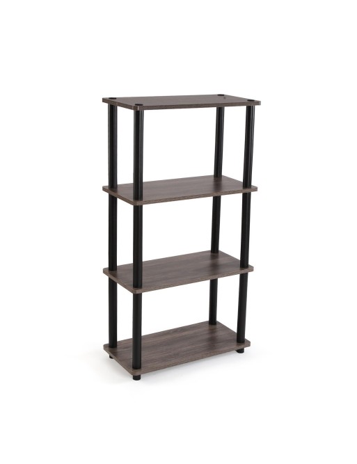 BATHROOM FURNITURE WITH 4 SHELVES MODEL BEECH GRAY