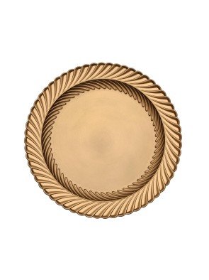 UNTERPLATTEN RUND GOLD FARBE MODELL ASPA