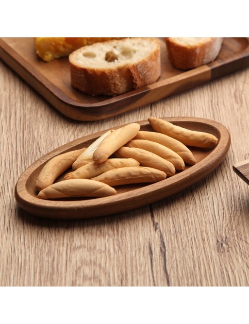OVAL-SHAPED ACACIA SERVING DISH OVAL-SHAPED ACACIA SERVING DISH