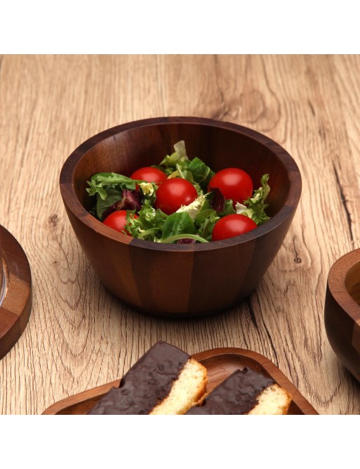 ROUND ACACIA BOWL MODEL 7x15x15 CM