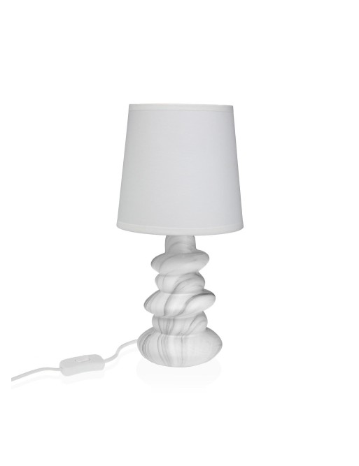 LAMPARA DE MESA BLANCA MODELO CELIA