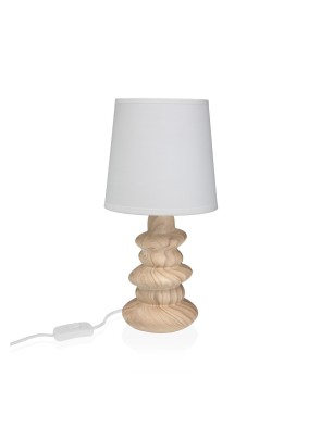 WOOD EFFECT TABLE LAMP MODEL CELIA