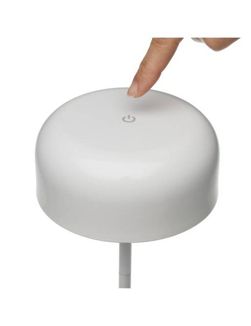 LAMPARA DE MESA BLANCA MODELO ZINK LAMPARA DE MESA BLANCA MODELO ZINK