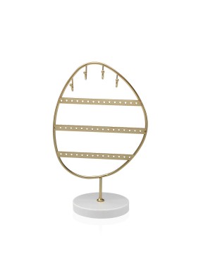 SCHMUCKSCHATULLE AUS METALL MIT GOLDSOCKEL MODELL ARKO