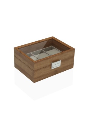 HOLZKISTE FÜR 3 UHREN MODELL CIRO