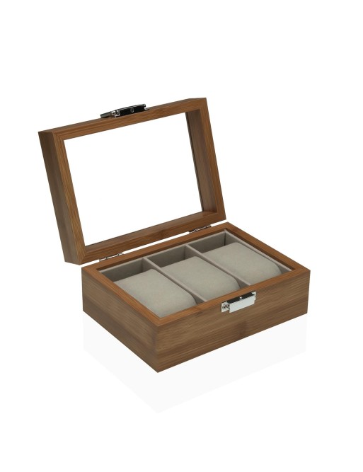 WOODEN BOX FOR 3 WATCHES MODEL CIRO