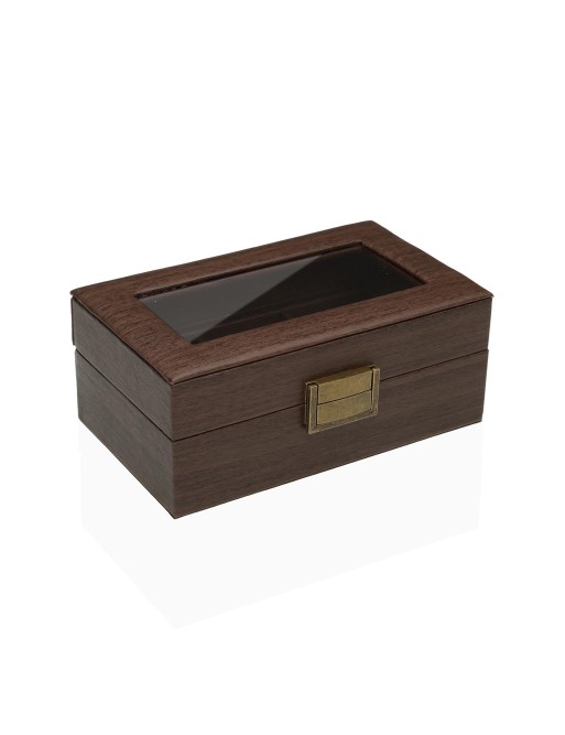 CAJA DE MADERA PARA 3 RELOJES MODELO BRAN