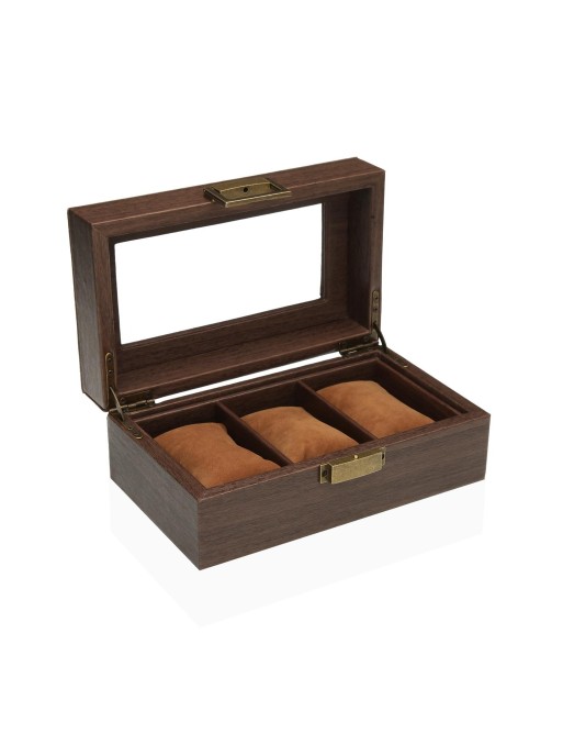WOODEN BOX FOR 3 BRAN MODEL WATCHES