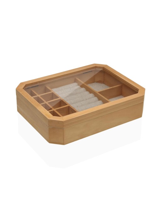 JOYERO DE MADERA Y CRISTAL MODELO ORLEN