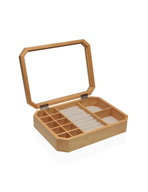 SCHMUCKSCHATULLE AUS HOLZ UND KRISTALL MODELL ORLEN