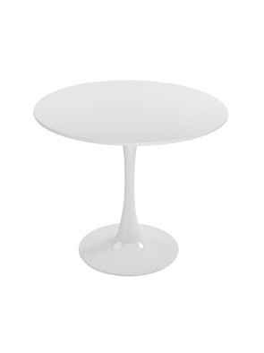 TABLE DE CUISINE BLANCHE MODÈLE BREA 100 CM