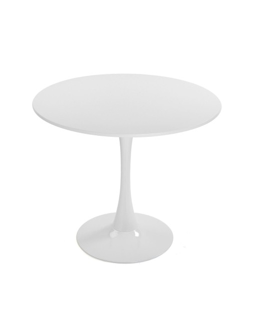 TABLE DE CUISINE BLANCHE MODÈLE BREA 100 CM