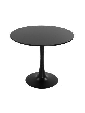 BLACK KITCHEN TABLE MODEL BREA 100 CM