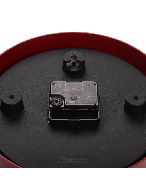 HORLOGE MURALE ROUGE MODÈLE ORLA 22 CM HORLOGE MURALE ROUGE MODÈLE ORLA 22 CM