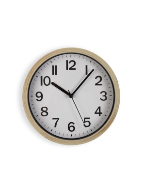 RELOJ DE PARED DE MADERA MODELO ZYRA 22CM