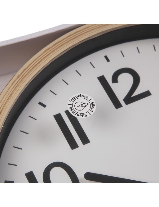 RELOJ DE PARED DE MADERA MODELO ZYRA 22CM