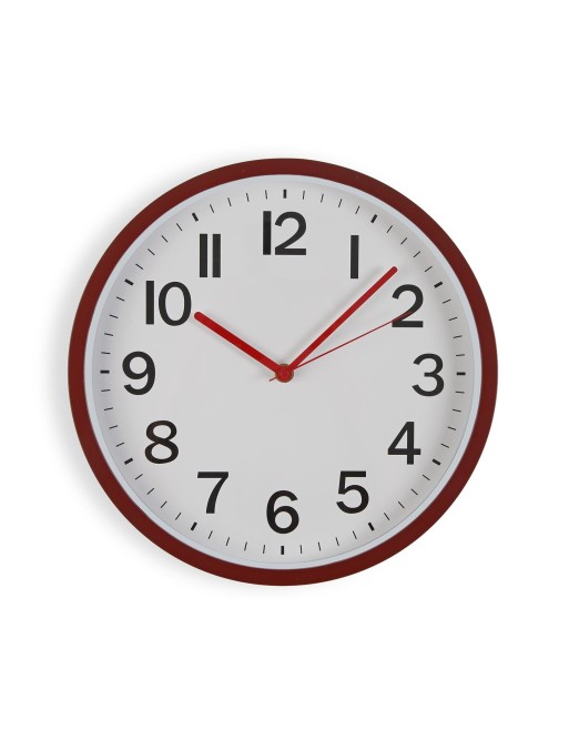 RED WALL CLOCK MODEL ORLA 30 CM