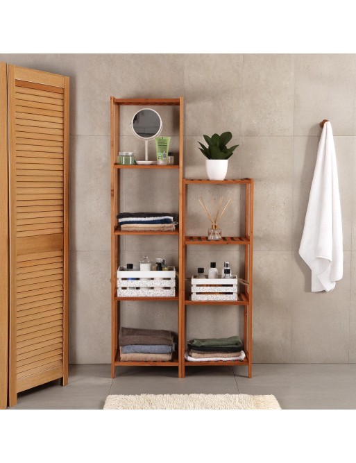 ÉTAGÈRE DE SALLE DE BAIN AVEC 4 ÉTAGÈRES MODÈLE ELDA