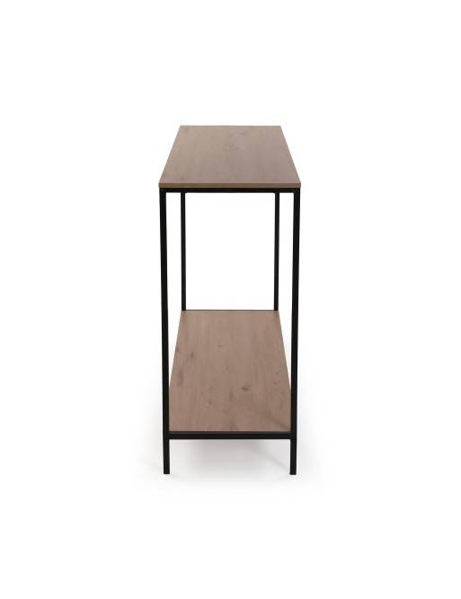 ALMARA MODEL BLACK WOOD AND METAL CONSOLE ALMARA MODEL BLACK WOOD AND METAL CONSOLE
