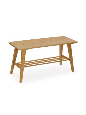 ZENBU BAMBOO SHOE RACK WITH SHELF MODEL