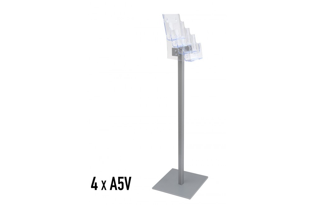 Free-standing display stand A5V 4 departaments