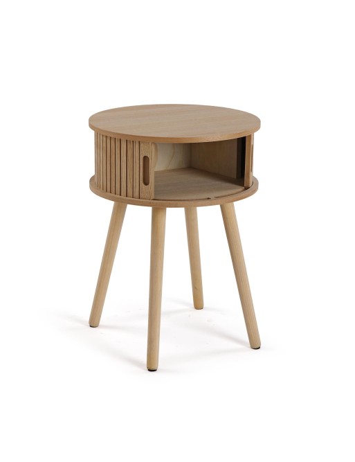 COMODA REDONDA DE MADERA CON 1 CAJON MODELO DANILO COMODA REDONDA DE MADERA CON 1 CAJON MODELO DANILO
