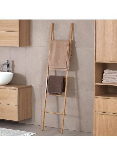BAMBOO LADDER TOWEL RACK MODEL ALUNA